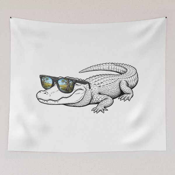 Item preview, Alligator Bayou Swamp Sunglasses Reflection designed and sold by Bad-Decisions-Designs.