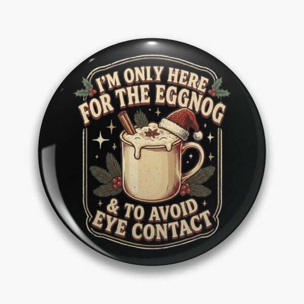 Item preview, Introvert Eggnog Sarcastic Christmas designed and sold by crazydotdesigns.