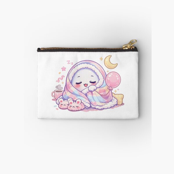 Item preview, Sleepy Cozy Ghost – Soft Pastel Kawaii Bedtime Spirit designed and sold by Sommium .