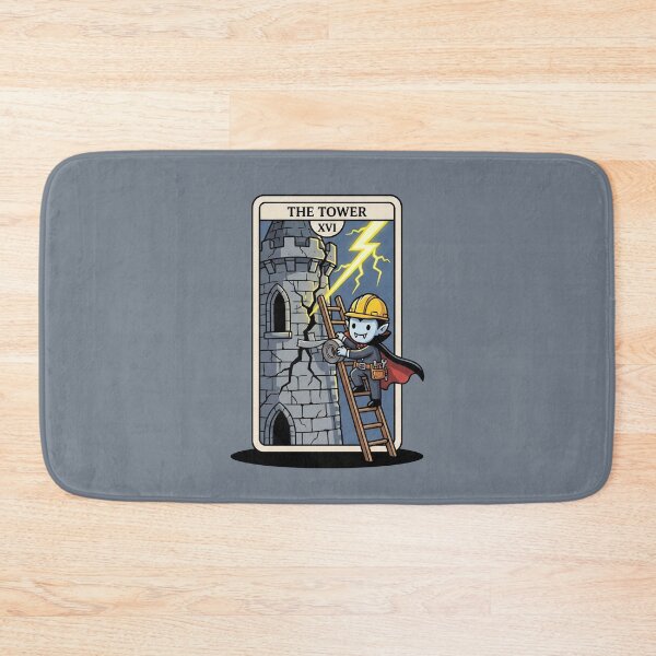 Item preview, Cute Vampire The Tower Tarot Card designed and sold by Rare By Hero.