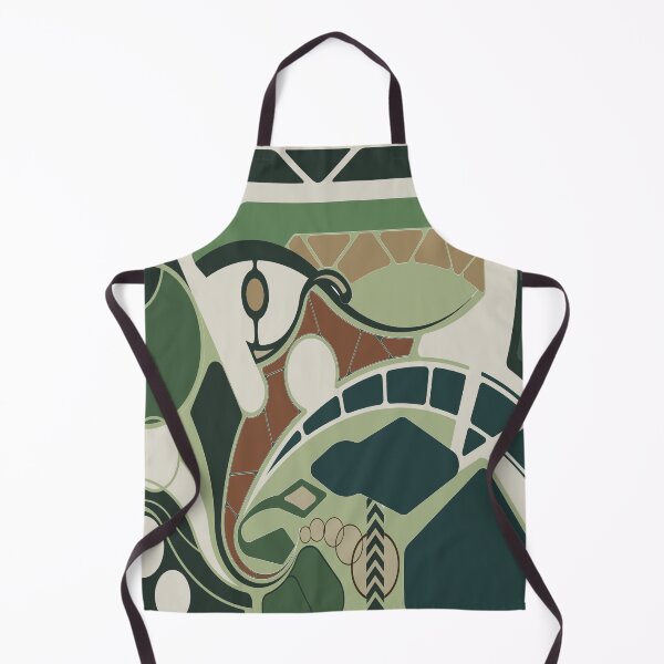 Item preview, vintage abstract art - Green tears designed and sold by JOHN44ART.
