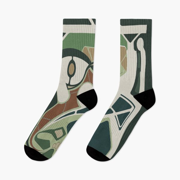 Item preview, vintage abstract art - Green tears designed and sold by JOHN44ART.