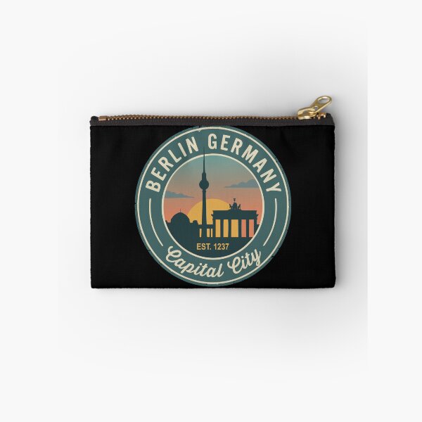 Item preview, Berlin Germany Skyline Retro Badge designed and sold by Travelpeak.