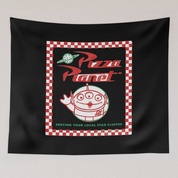 Item preview, Retro Space Pizza Graphic  designed and sold by Karlyee16.