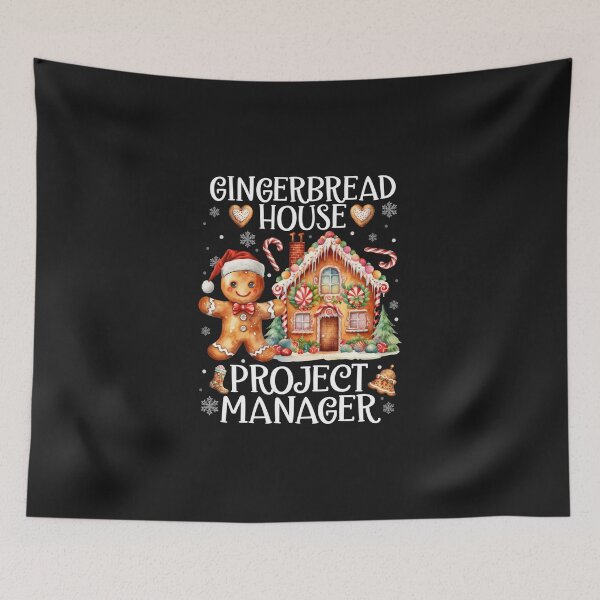 Item preview, Gingerbread House Project Manager Cookie Christmas Pajamas designed and sold by vetr772.