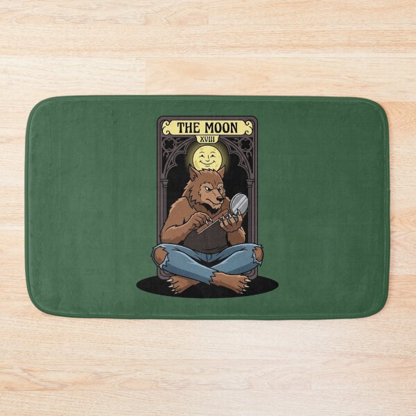 Item preview, The Moon Tarot Card Werewolf designed and sold by Rare By Hero.