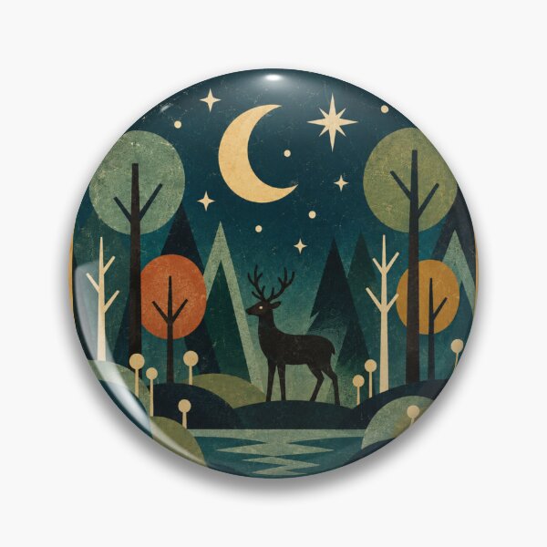 Item preview, Midnight Forest – Deer designed and sold by mellow-koko.