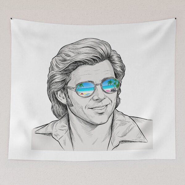 Item preview, Rex Manning Tropical Beach Sunglasses Reflection designed and sold by Bad-Decisions-Designs.