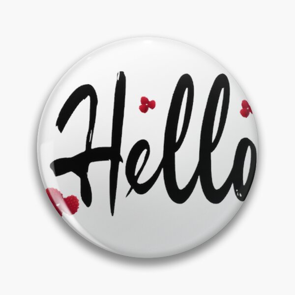 Item preview, Minimalist Hello Design for Everyday Greetings and Positive Vibes designed and sold by SARaza.