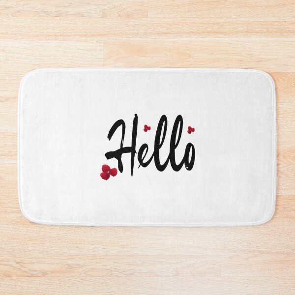 Item preview, Minimalist Hello Design for Everyday Greetings and Positive Vibes designed and sold by SARaza.