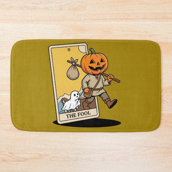 Item preview, The Fool Tarot Card Pumpkin Head designed and sold by Rare By Hero.