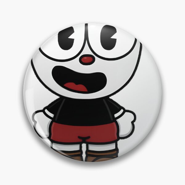 Item preview, Vintage Style Hello Cuphead Inspired Cartoon Character Design designed and sold by SARaza.