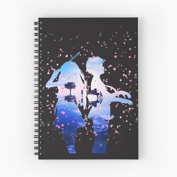 Item preview, Your Lie in April Anime Art Featuring Kaori and Kousei with Cherry Blossoms designed and sold by rumantd.