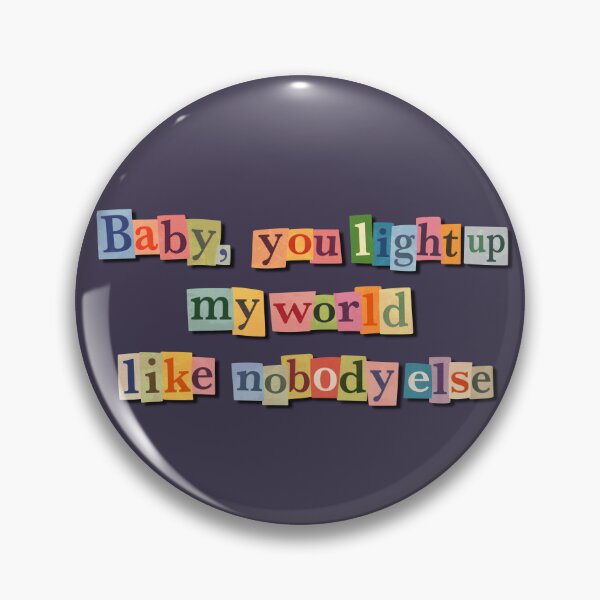 Item preview, Baby You Light Up My World Collage Sticker designed and sold by tviyluv.