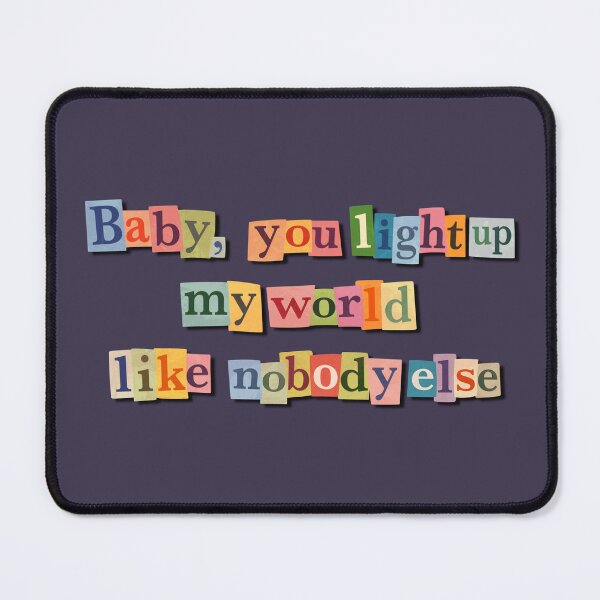 Item preview, Baby You Light Up My World Collage Sticker designed and sold by tviyluv.