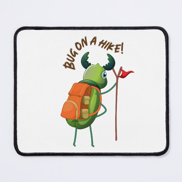 Item preview, Bug On A Hike Cute Beetle Outdoor Adventure designed and sold by DesignByUmza.