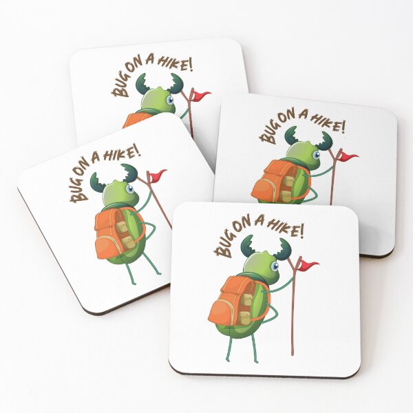 Item preview, Bug On A Hike Cute Beetle Outdoor Adventure designed and sold by DesignByUmza.