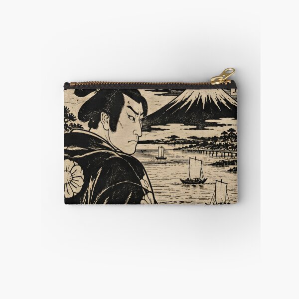 Item preview, Ukiyo-e Samurai Vintage Japanese Woodblock Print Art designed and sold by GrinGalore.