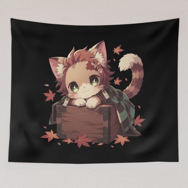 Item preview, Cat Slayer Anime Cat designed and sold by McLeodAlice.
