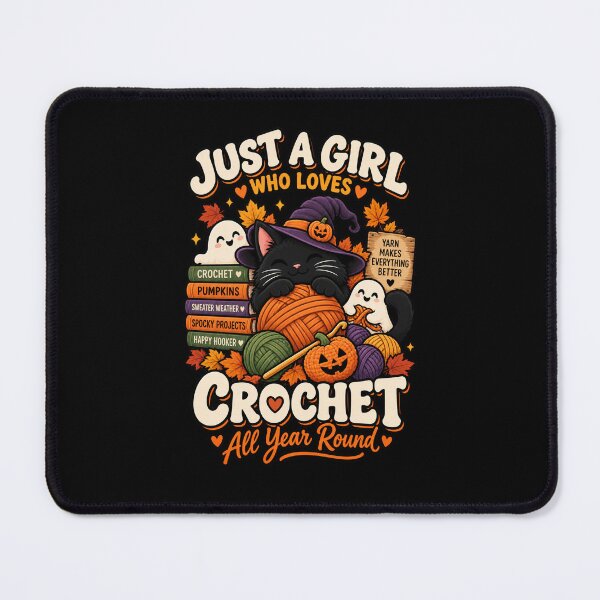 Item preview, Just A Girl Who Loves Crochet All Year Round designed and sold by Ridaelb.