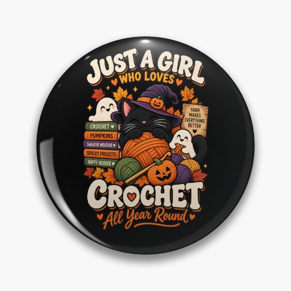 Item preview, Just A Girl Who Loves Crochet All Year Round designed and sold by Ridaelb.