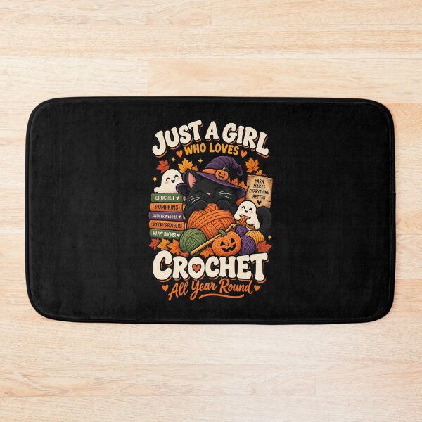 Item preview, Just A Girl Who Loves Crochet All Year Round designed and sold by Ridaelb.