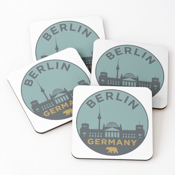 Artikelvorschau, Berlin Deutschland Reiseabzeichen entworfen und verkauft von Travelpeak.