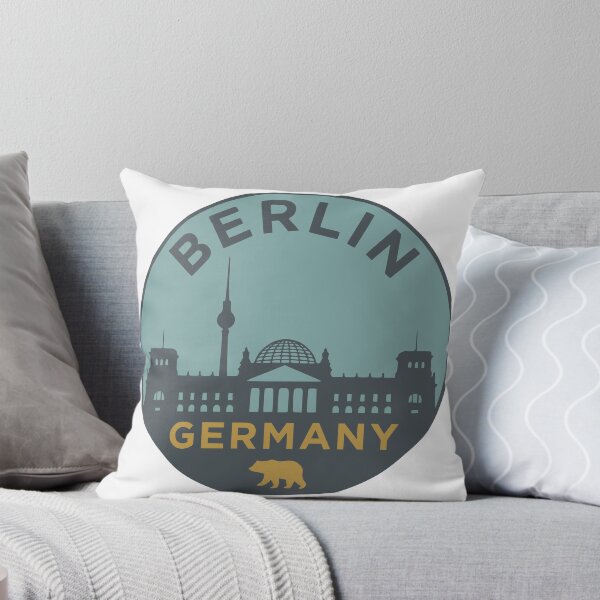 Aperçu de l'œuvre Berlin, Allemagne - Badge de voyage créée et vendue par Travelpeak.