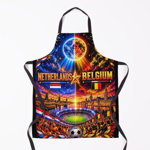 Item preview, Low Countries Splendor Windmill and Town Hall Graphic / Netherlands Belgium 2 in 1 art illustration  designed and sold by Nexus Space.