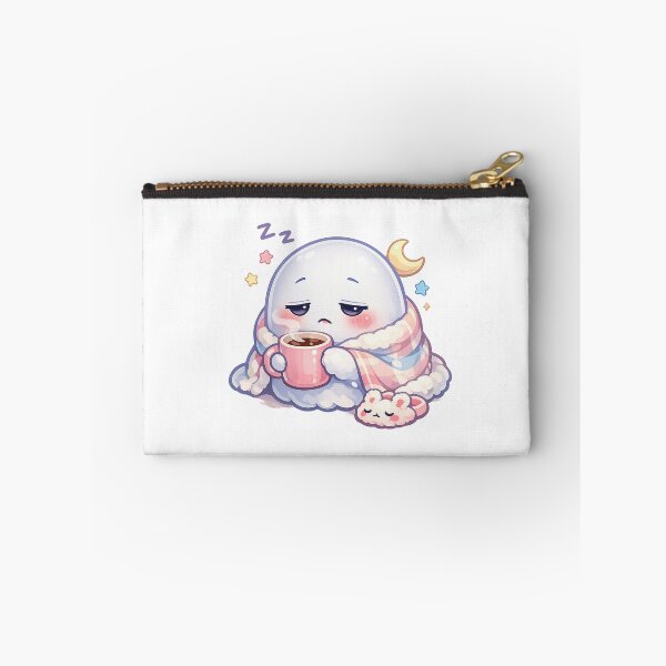 Item preview, Sleepy Mug Ghost – Soft Pastel Kawaii Cozy Spirit designed and sold by Sommium .