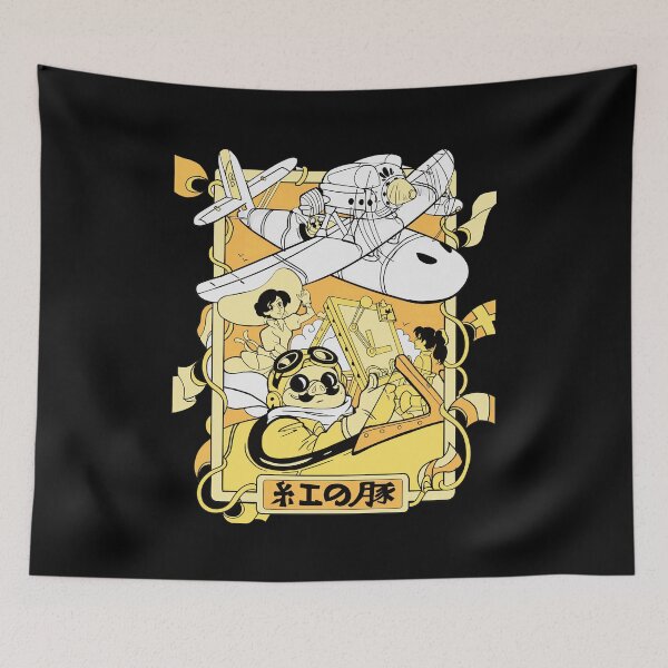 Item preview, Retro Pig Pilot Aviation Adventure  designed and sold by sAnupama25.