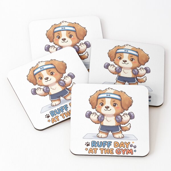 Item preview, Funny Fitness Dog Gym Workout designed and sold by Art Solom.