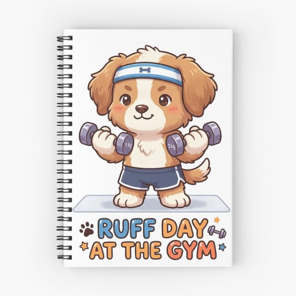 Item preview, Funny Fitness Dog Gym Workout designed and sold by Art Solom.