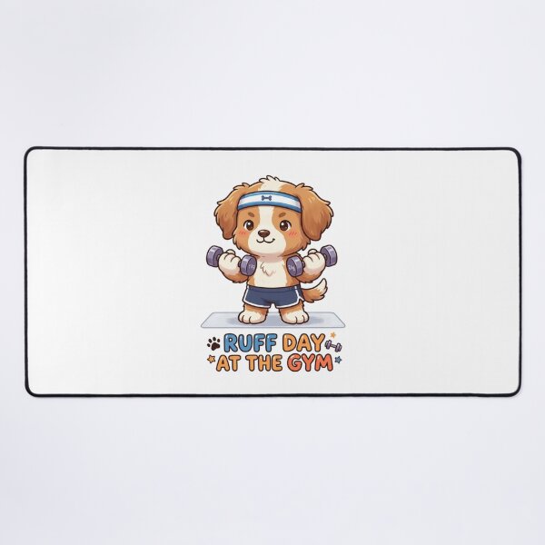 Item preview, Funny Fitness Dog Gym Workout designed and sold by Art Solom.