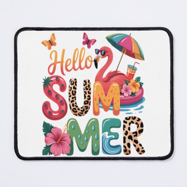 Item preview, Hello Summer Bright and Cheerful Seasonal Design for Warm Weather Vibes designed and sold by AmirabbasGT.
