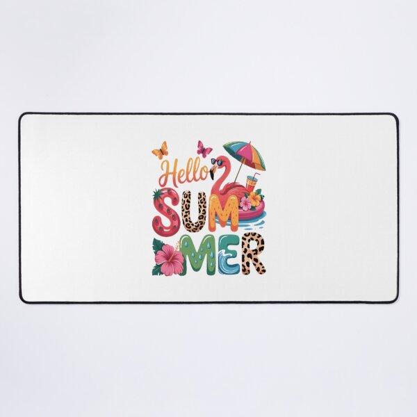 Item preview, Hello Summer Bright and Cheerful Seasonal Design for Warm Weather Vibes designed and sold by AmirabbasGT.