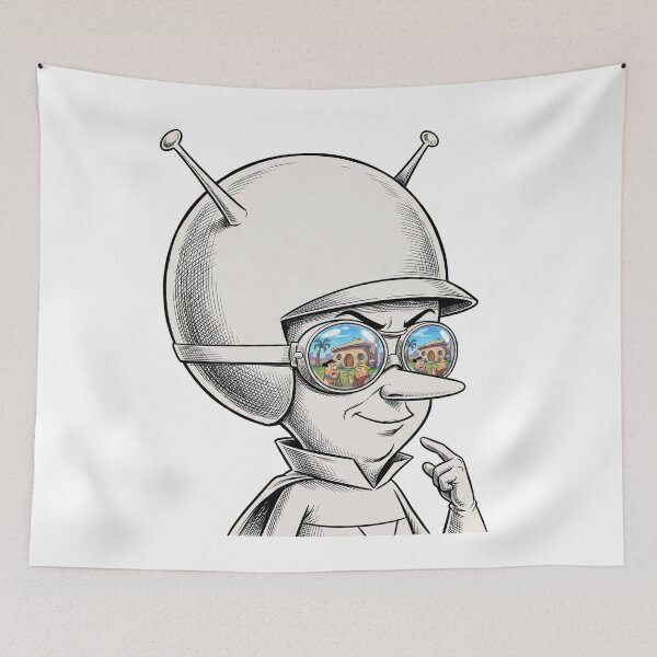 Item preview, The Great Gazoo Flintstones Shades Reflection designed and sold by Bad-Decisions-Designs.