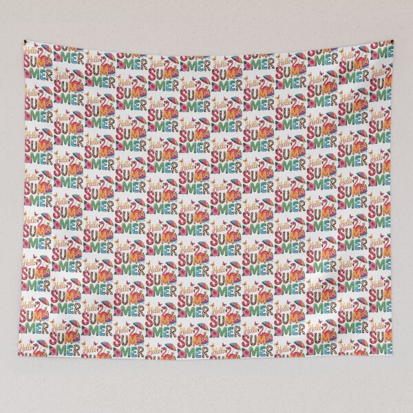 Item preview, Hello Summer Bright and Cheerful Seasonal Design for Warm Weather Vibes designed and sold by AmirabbasGT.