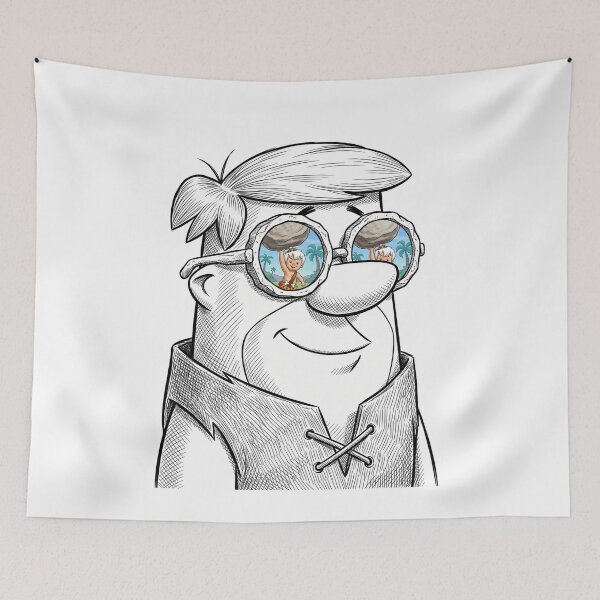 Item preview, Barney Rubble Bamm-Bamm Sunglasses Reflection designed and sold by Bad-Decisions-Designs.