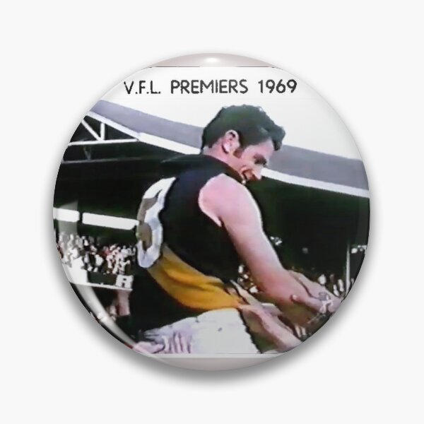 Item preview, Richmond 1969 2019 premiers afl tigers dean pin badge designed and sold by royce74.