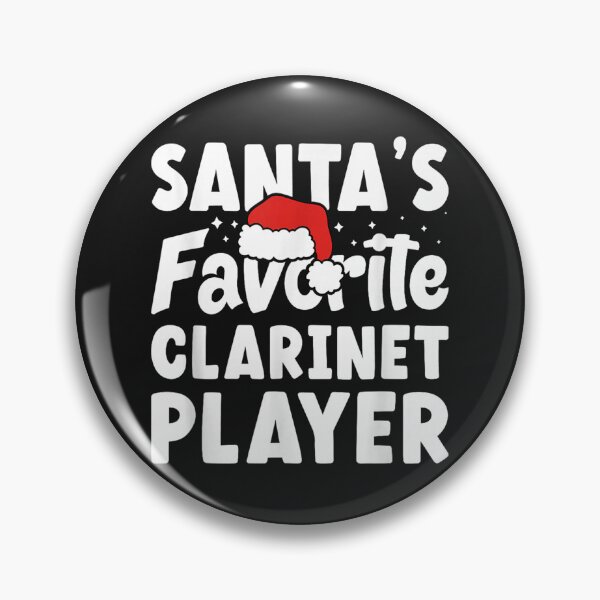Item preview, Christmas Xmas Santa's Favorite Clarinet Player designed and sold by vetr772.