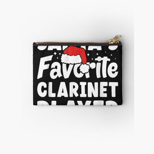 Item preview, Christmas Xmas Santa's Favorite Clarinet Player designed and sold by vetr772.