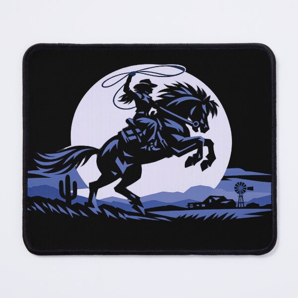 Item preview, Vintage Moonlight Western Cowgirl Graphic designed and sold by JonelCrafts.