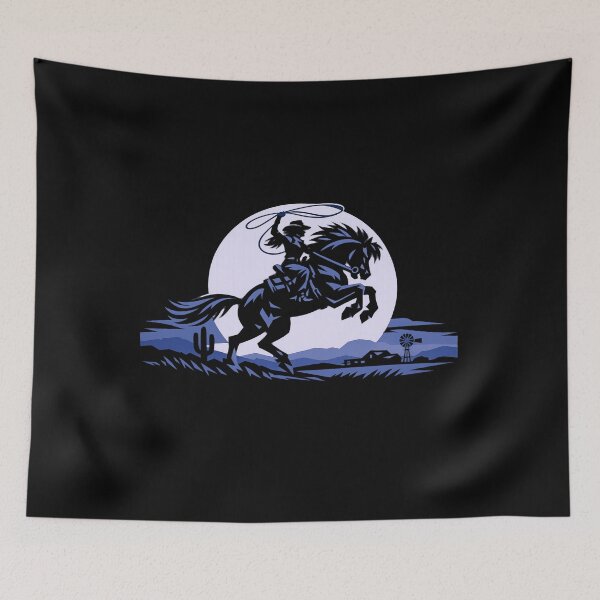 Item preview, Vintage Moonlight Western Cowgirl Graphic designed and sold by JonelCrafts.