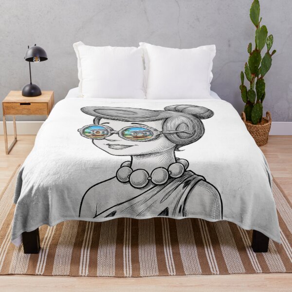 Item preview, Wilma Flintstone Bedrock Stone Car Reflection designed and sold by Bad-Decisions-Designs.