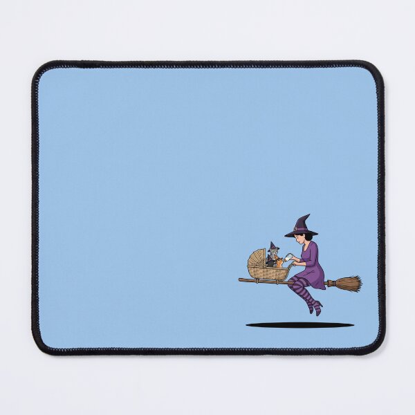 Item preview, Kawaii Witch Flying With Her Cat designed and sold by Rare By Hero.
