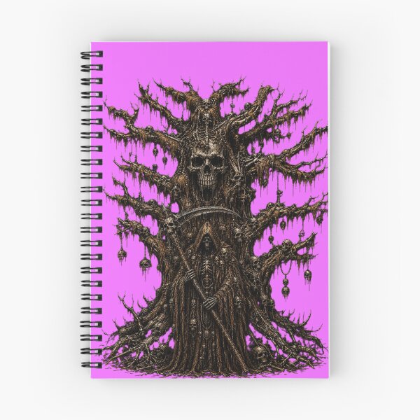 Item preview, Grim Reaper Under The Death Tree - Dark Forest Horror designed and sold by SKELORRA.