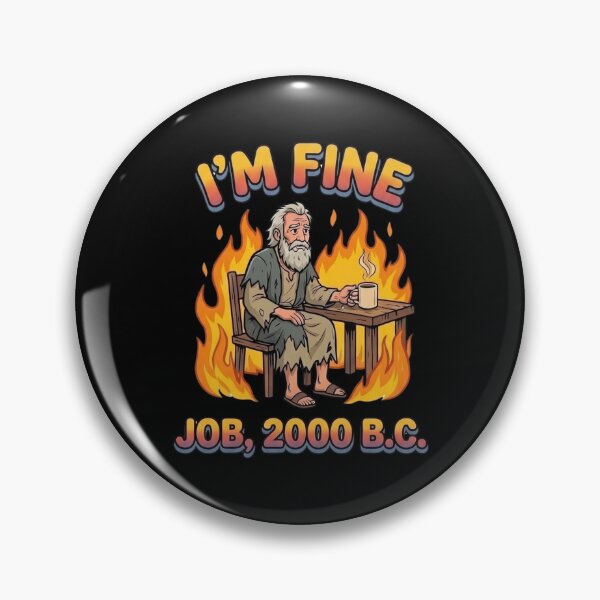 Item preview, I'm Fine Job 2000 BC Funny Bible designed and sold by BeaBuzz.