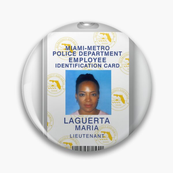 Item preview, Miami Metro Police Lieutenant ID designed and sold by Sickrobot8.
