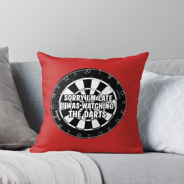 Item preview, Sorry I'm late I was watching the darts black-white designed and sold by bravoalpha.